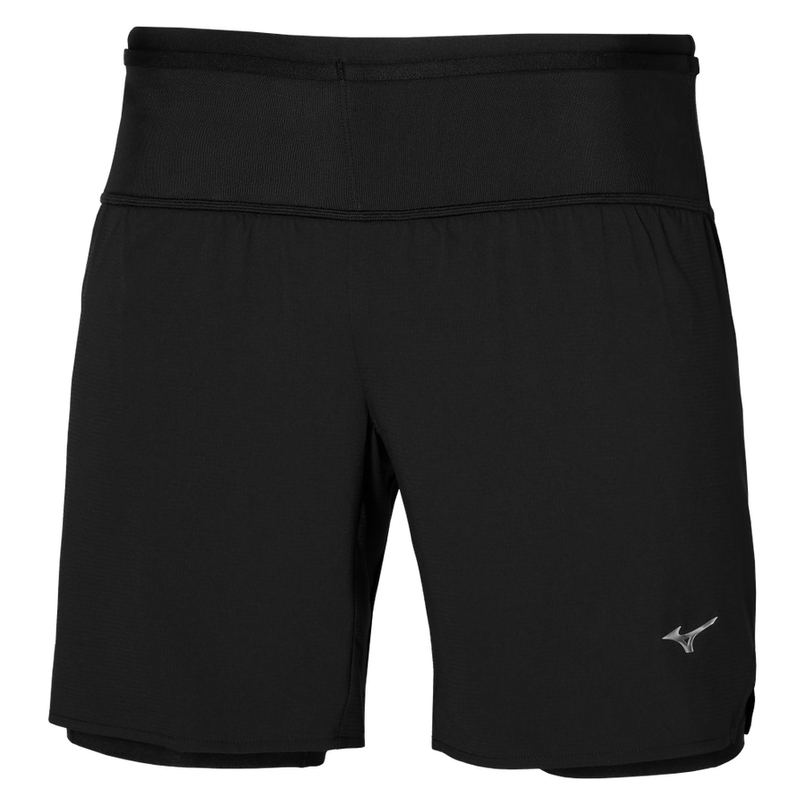 Mizuno TRAIL ER 2IN1 SHORT Black